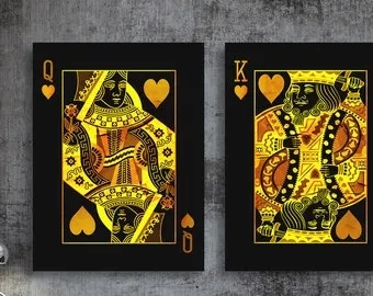 百家乐扑克艺术画